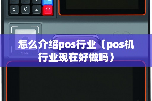 怎么介紹pos行業(yè)(pos機(jī)行業(yè)現(xiàn)在好做嗎) 怎么介紹pos行業(yè)(pos機(jī)行業(yè)現(xiàn)在好做嗎)